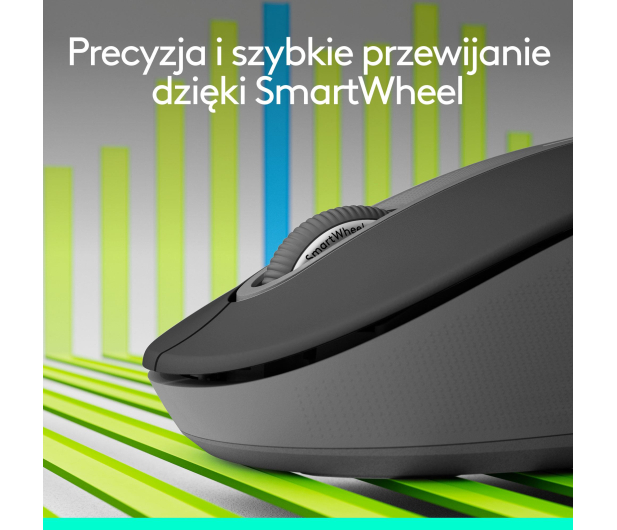 LOGITECH Signature M650 L Wireless Mouse Leworeczna Grafitowa - 713366 - zdjęcie 6